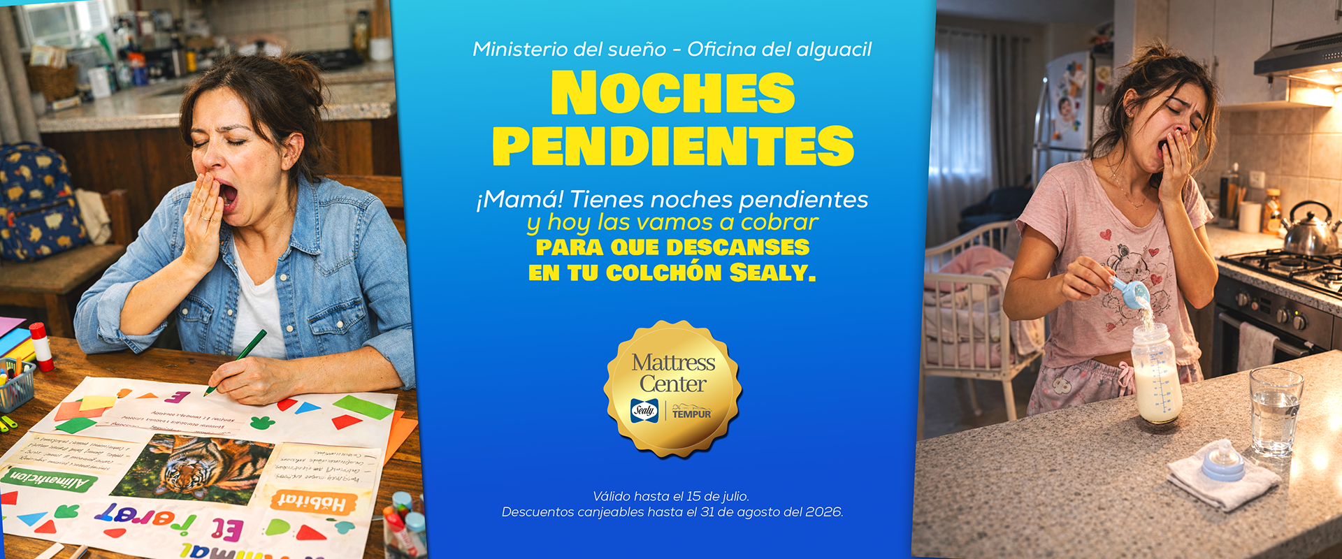 Noches Pendientes - Sealy x Mattress Center